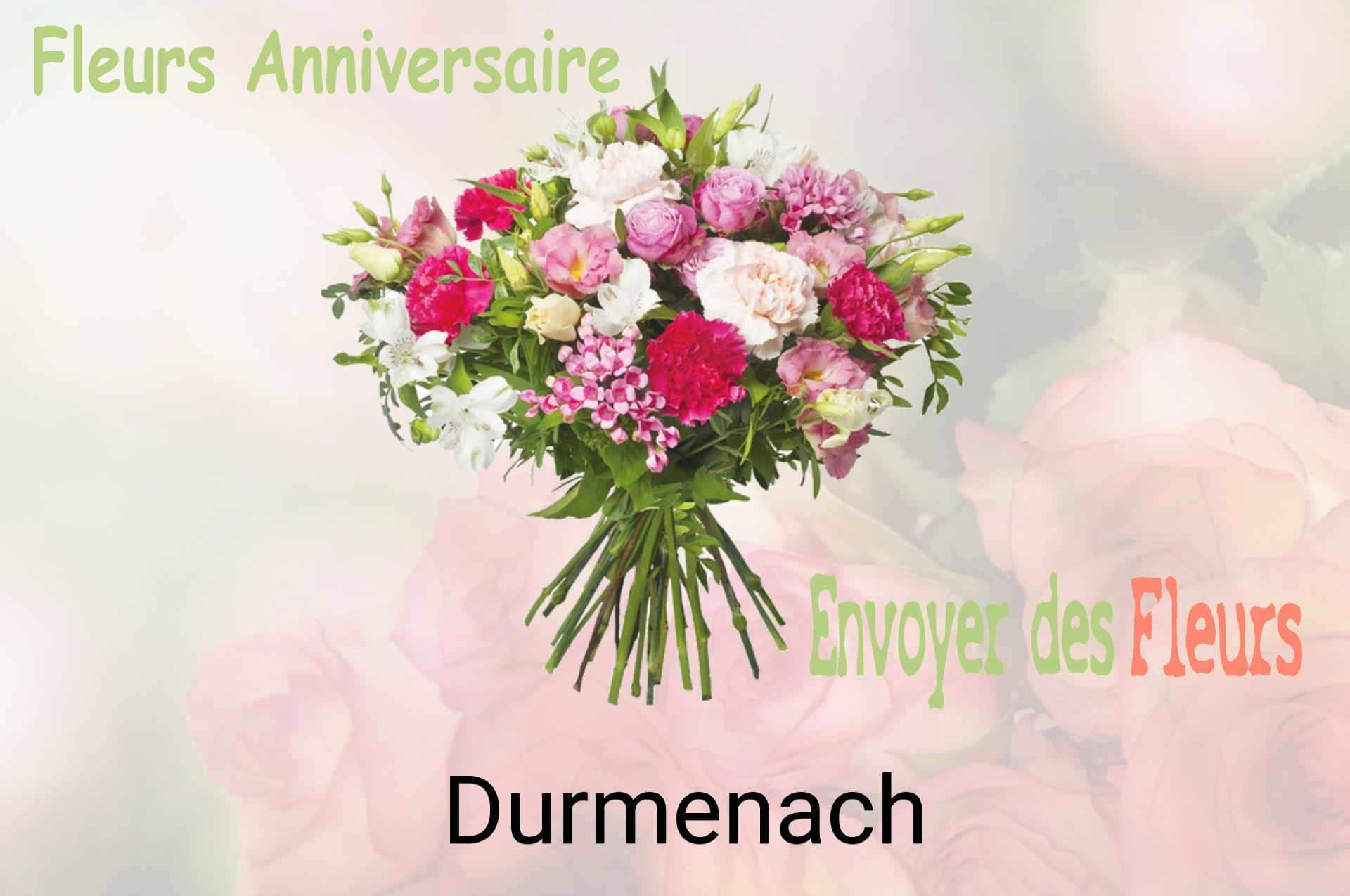 Bouquet de fleurs d’anniversaire livré à Durmenach